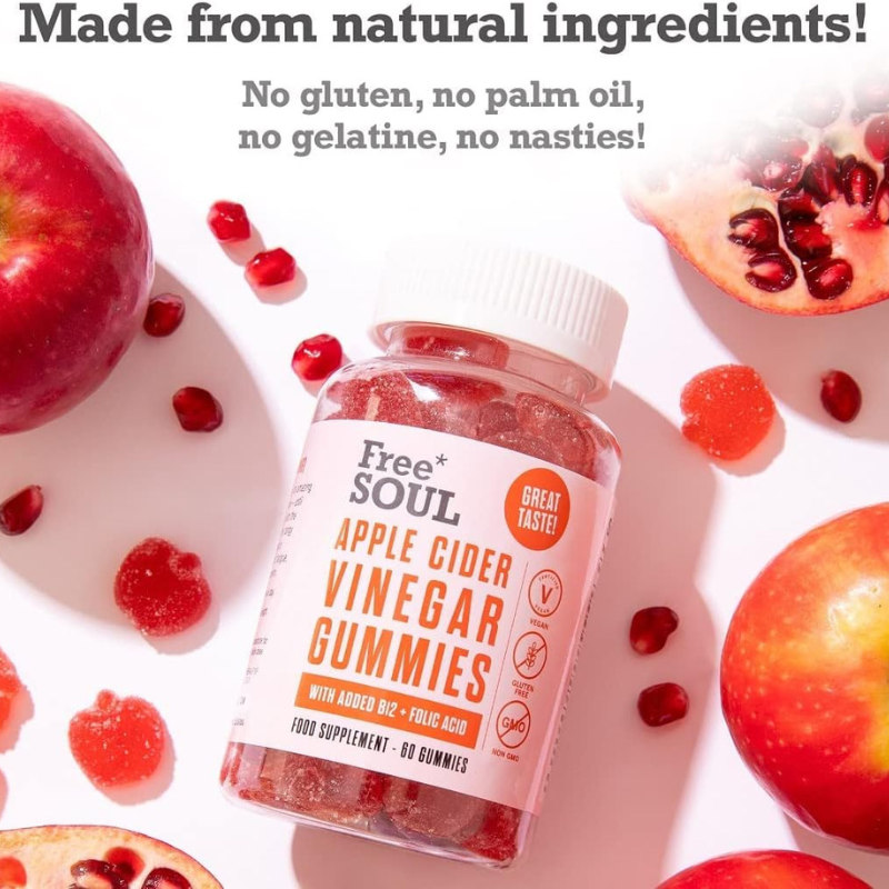 FREE SOUL Apple Cider Vinegar Gummies 1 FREE SOUL Apple Cider Vinegar Gummies